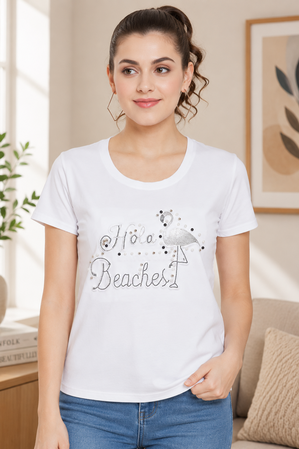 Women Casual Printed T-shirt
