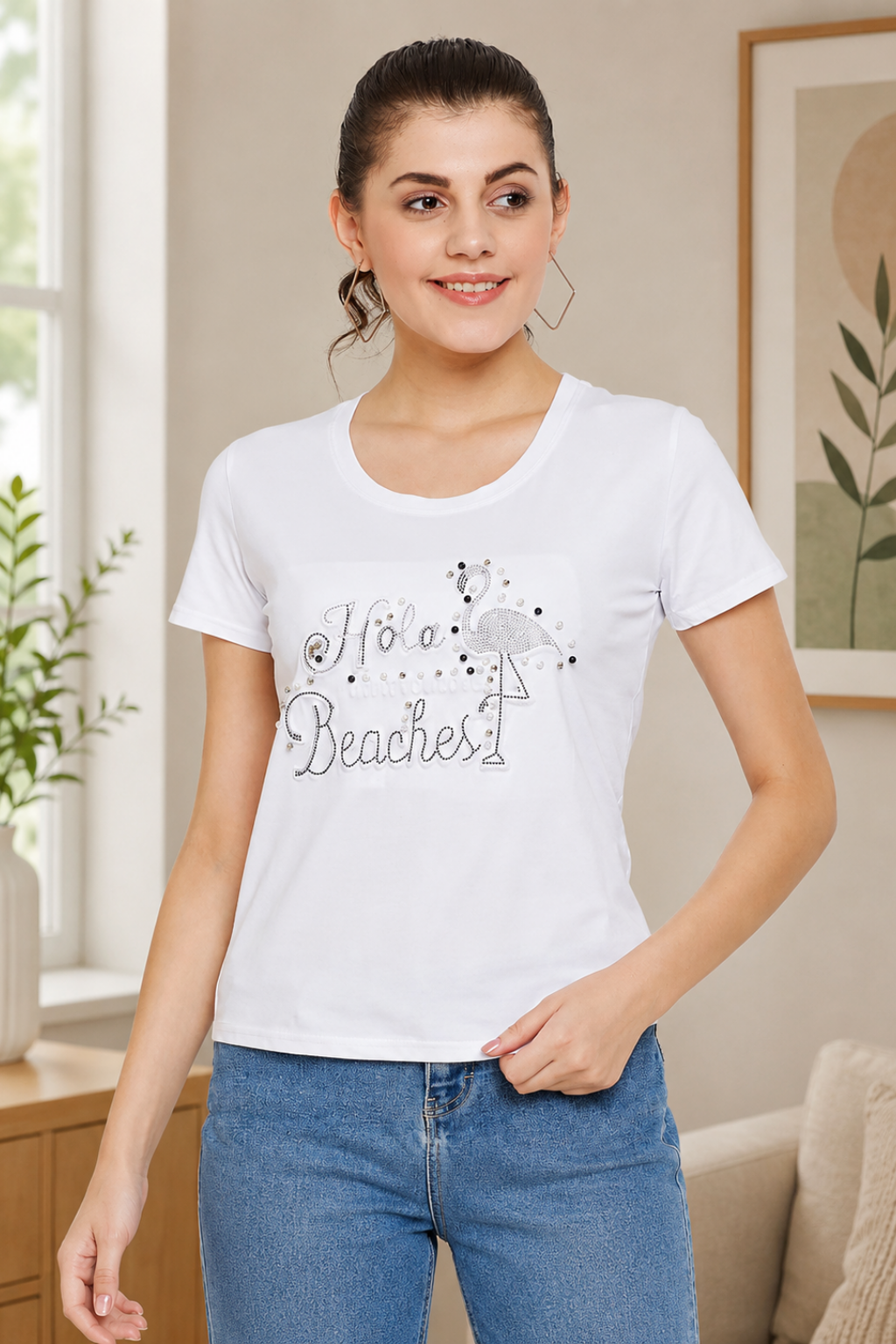 Women Casual Printed T-shirt