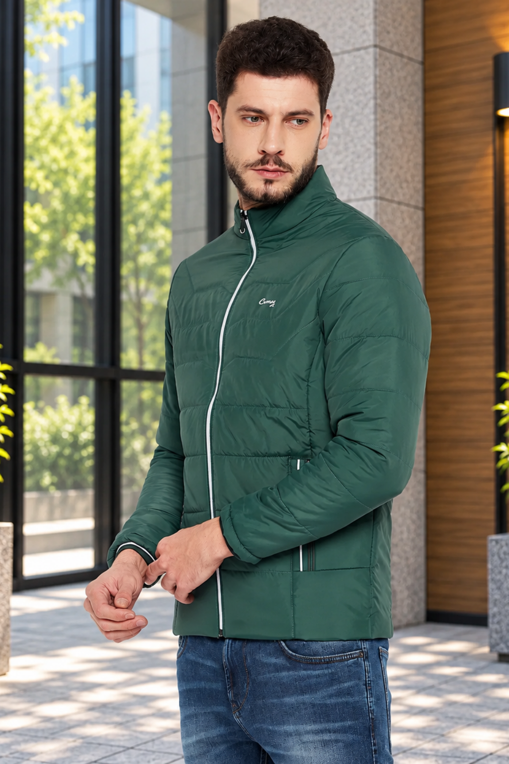Men's Regular Fit Bomber Jacket For Winter Wear |Full Sleeve