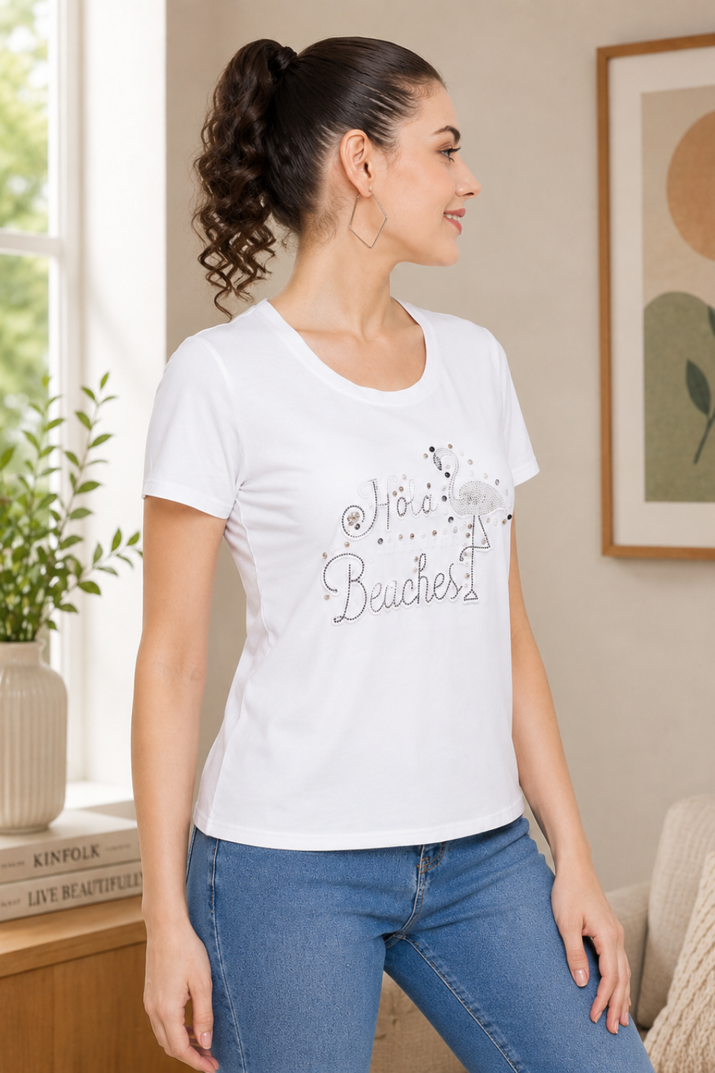 Women Casual Printed T-shirt