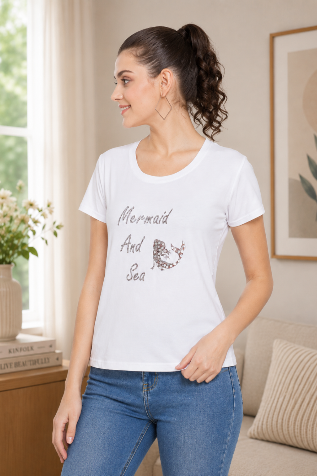 Women Casual Printed T-shirt
