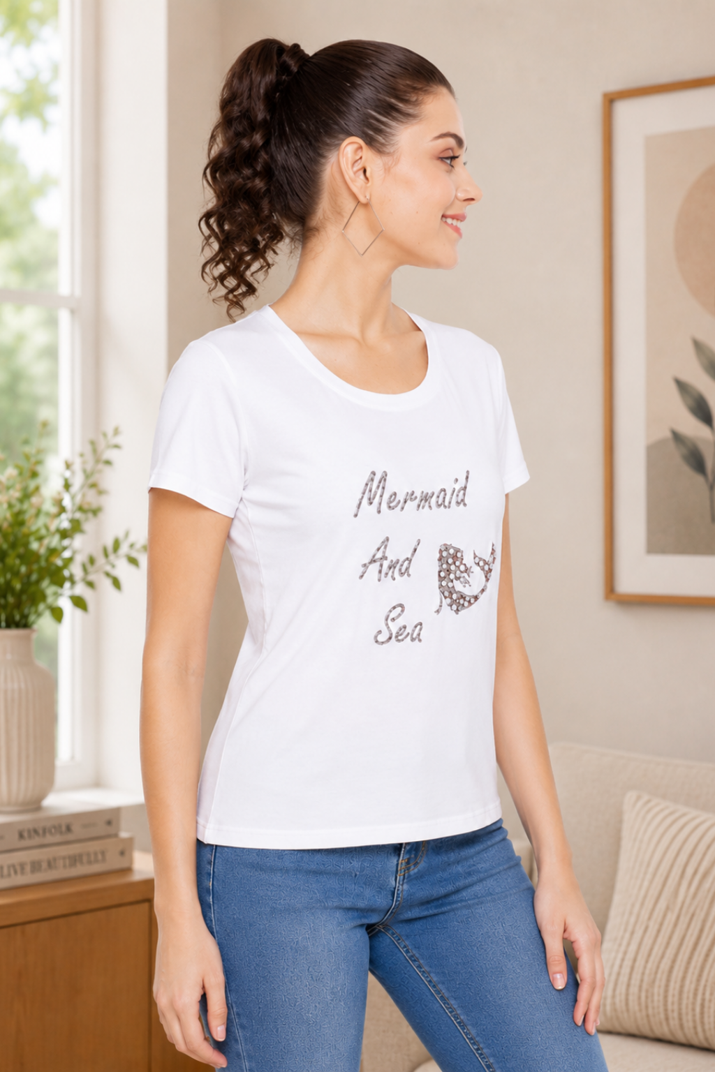 Women Casual Printed T-shirt