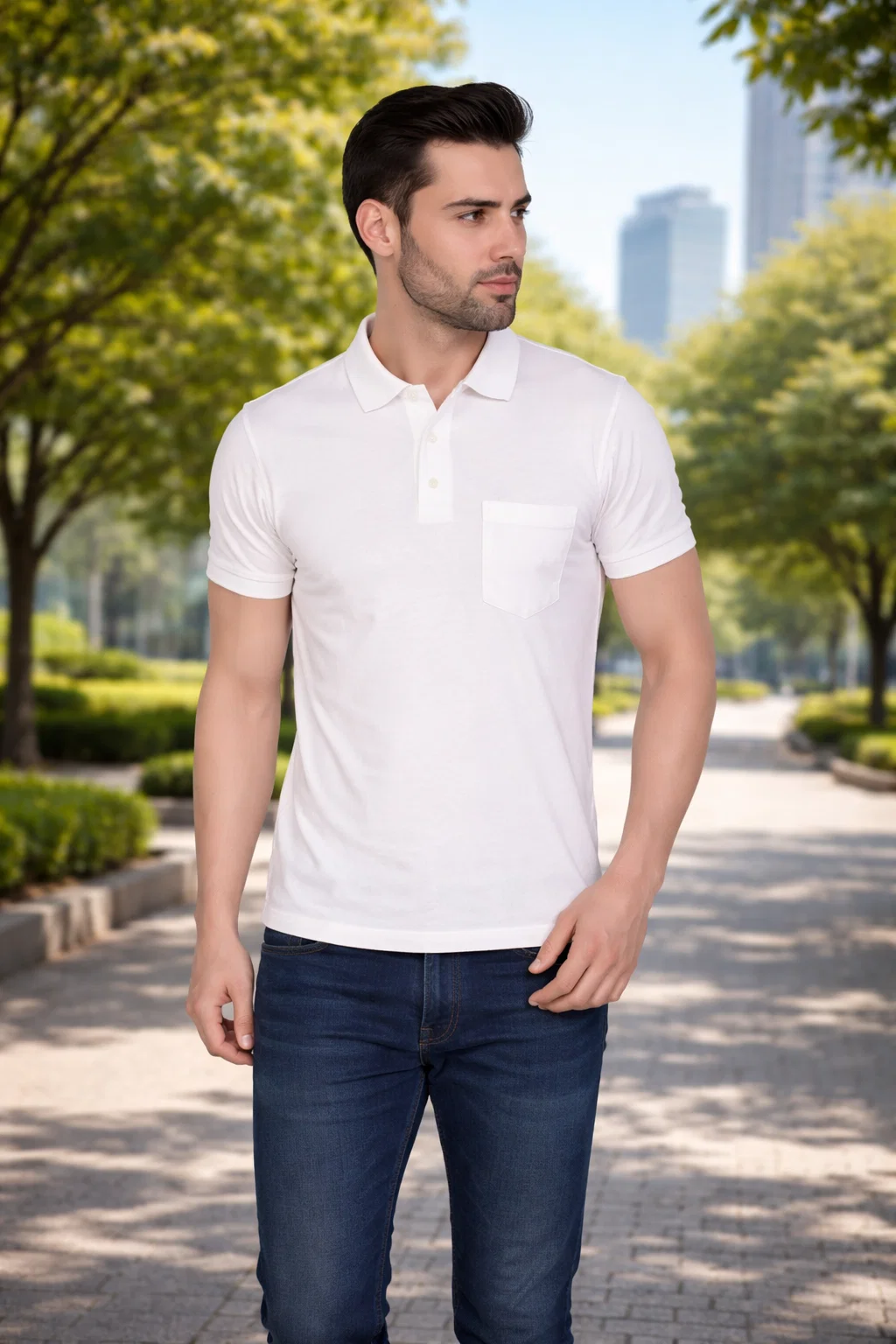 Camey Classic T-Shirts – Ideal Men's Wardrobe Essential | Mens Half Sleeve Plain Polo Tshirt
