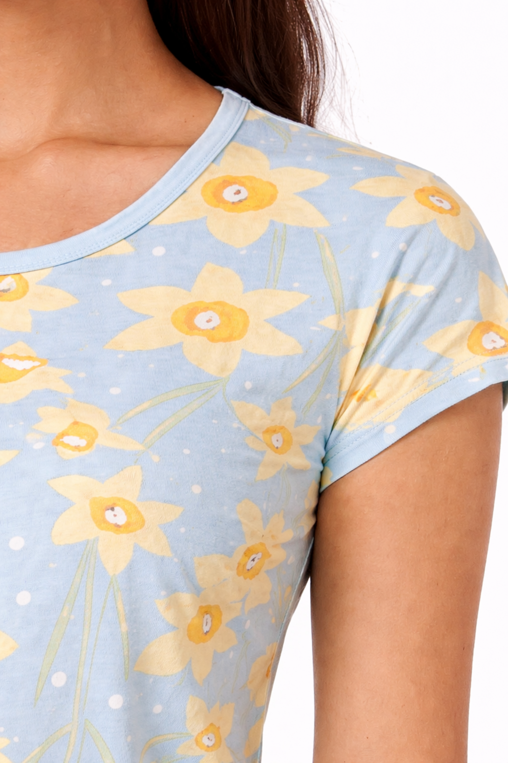 Women’s Knee Length Nighty | Soft Comfortable Sleepwear | Cap Sleeve Short Night Dress for Daily Wear