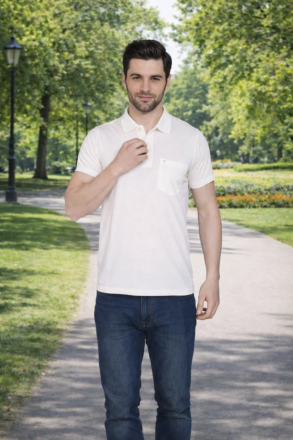 Camey Classic T-Shirts – Ideal Men's Wardrobe Essential | Mens Half Sleeve Plain Polo Tshirt