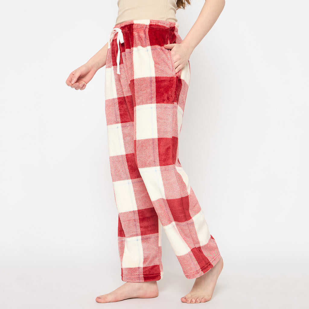 Women's Winter Soft & Warm Checked Lower | Pyjama