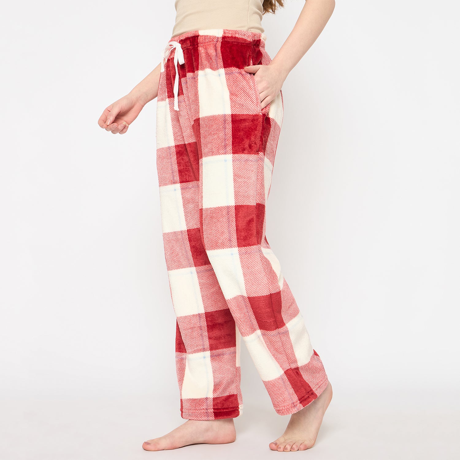 Women's Winter Soft & Warm Checked Lower | Pyjama
