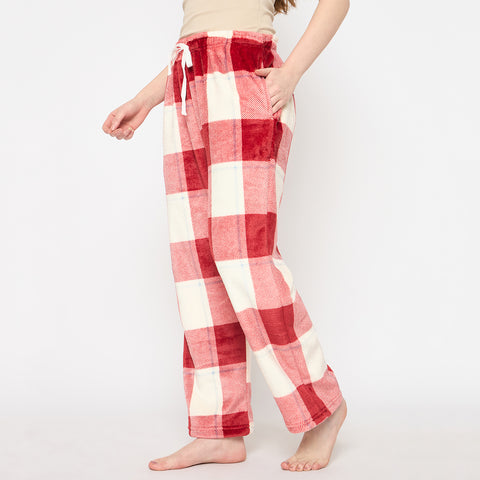 Women's Winter Soft & Warm Checked Lower | Pyjama
