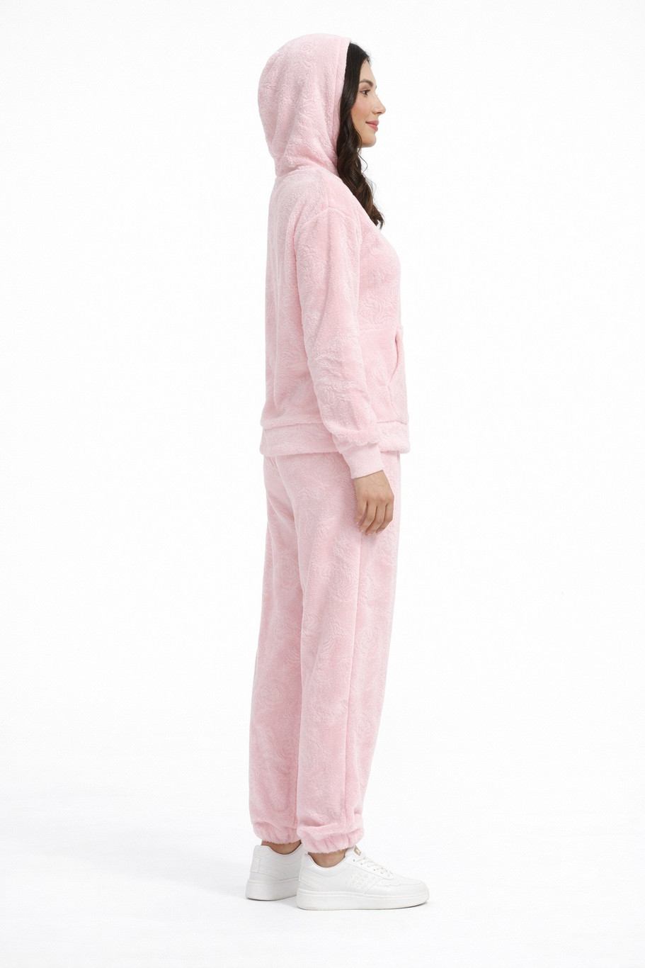 Camey Comfortable Women Winter Night Suit Set with Pocket