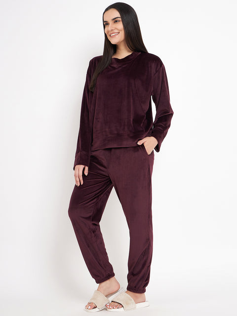 Women's Winter Full Sleeve Top and Jogger With 2 side pockets