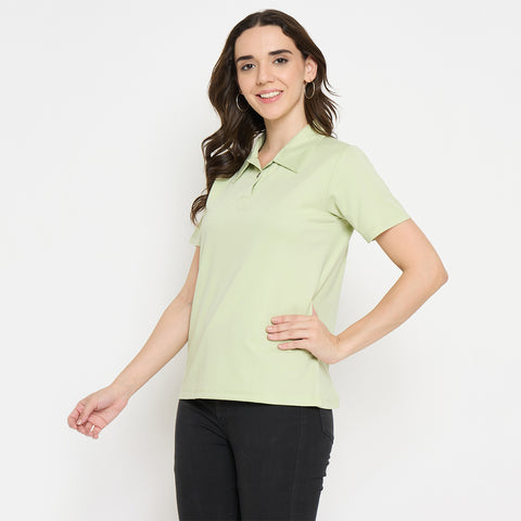 Camey Women’s Tees – Stylish & Affordable Cotton T-Shirts | Women Classic Short Sleeve Polo T-Shirt, Collared Neck