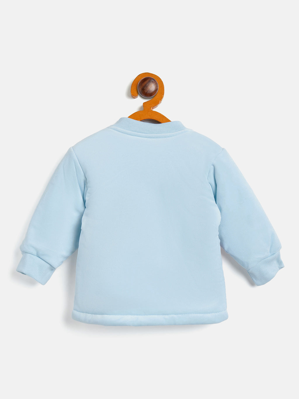 Infant Cartoon printed Full Sleeves Front Open Sweatshirt with Pant Set