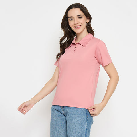 Trendy Camey T-Shirts – Perfect Women’s Summer Collection | Women Classic Short Sleeve Polo T-Shirt, Collared Neck