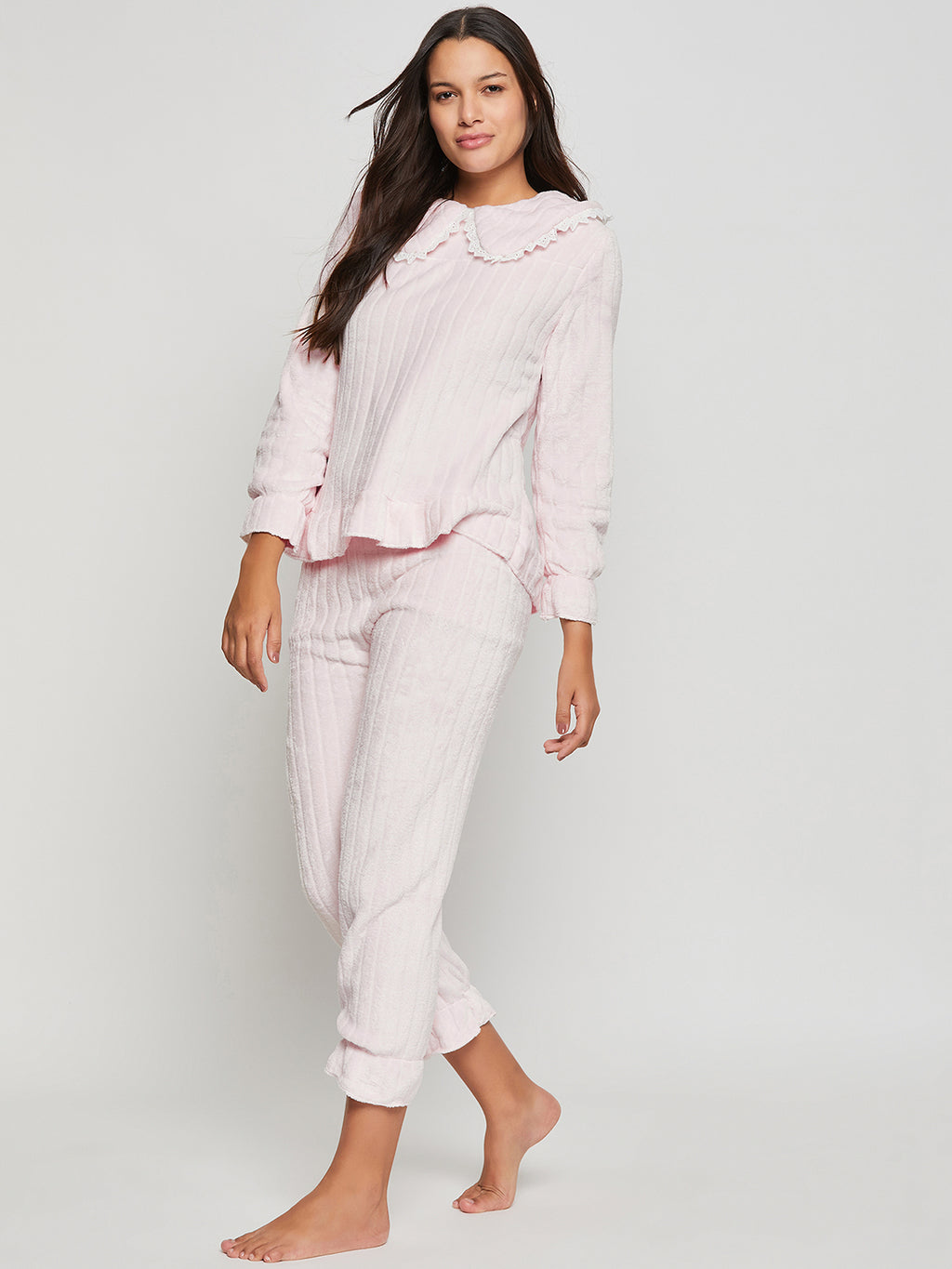 Women Printed Winter Full Sleeve Top and Pajama Pants