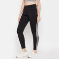 Women Solid Side Stripe Jegging with 2 side pockets