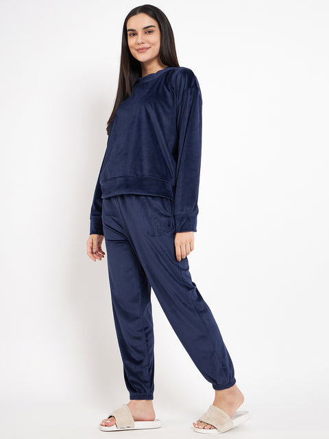 Women's Winter Full Sleeve Top and Jogger With 2 side pockets