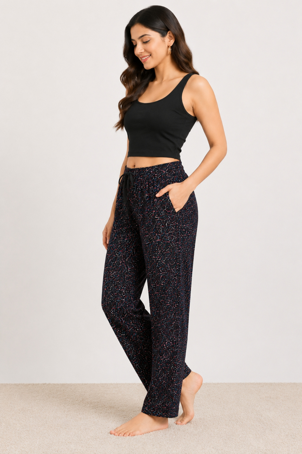Women 100% Cotton Pyjama | Soft Breathable Lounge Pants | Comfortable Sleepwear Pajama for Women