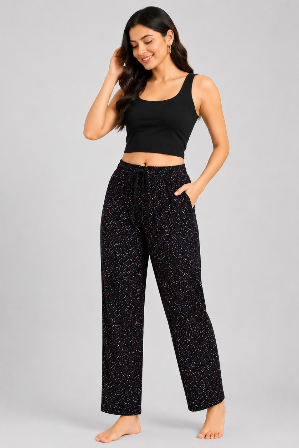 Women 100% Cotton Pyjama | Soft Breathable Lounge Pants | Comfortable Sleepwear Pajama for Women