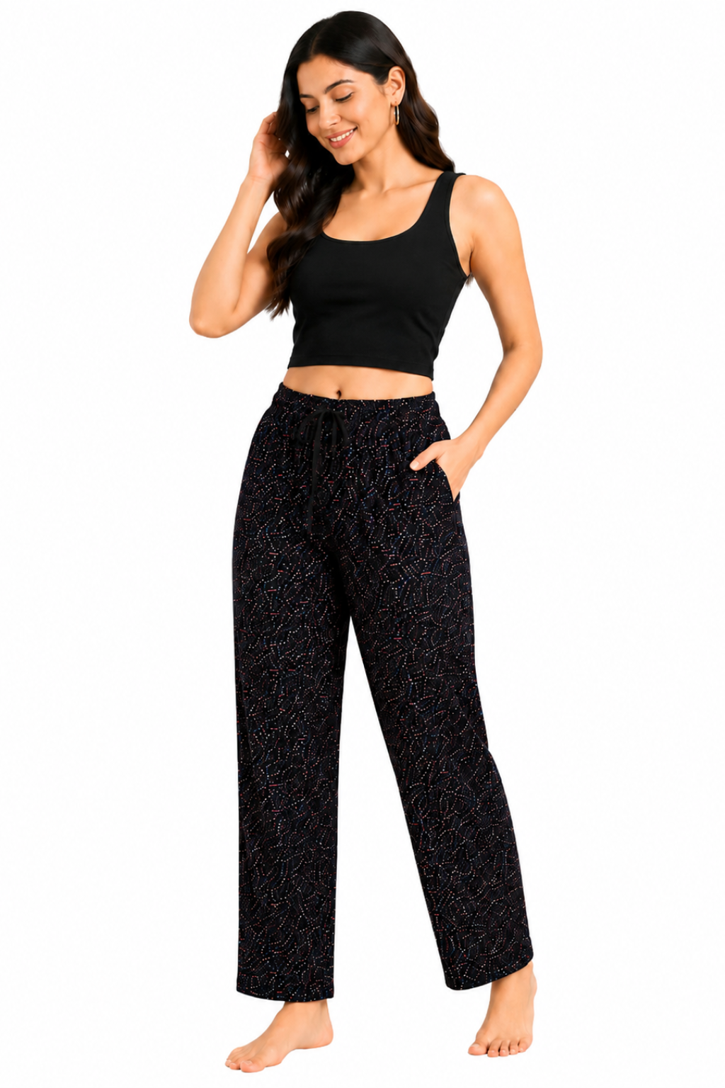 Women 100% Cotton Pyjama | Soft Breathable Lounge Pants | Comfortable Sleepwear Pajama for Women