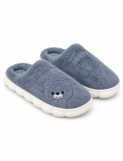 Camey Women’s Plush Indoor Slippers with Cute Prints | Soft Winter Slippers