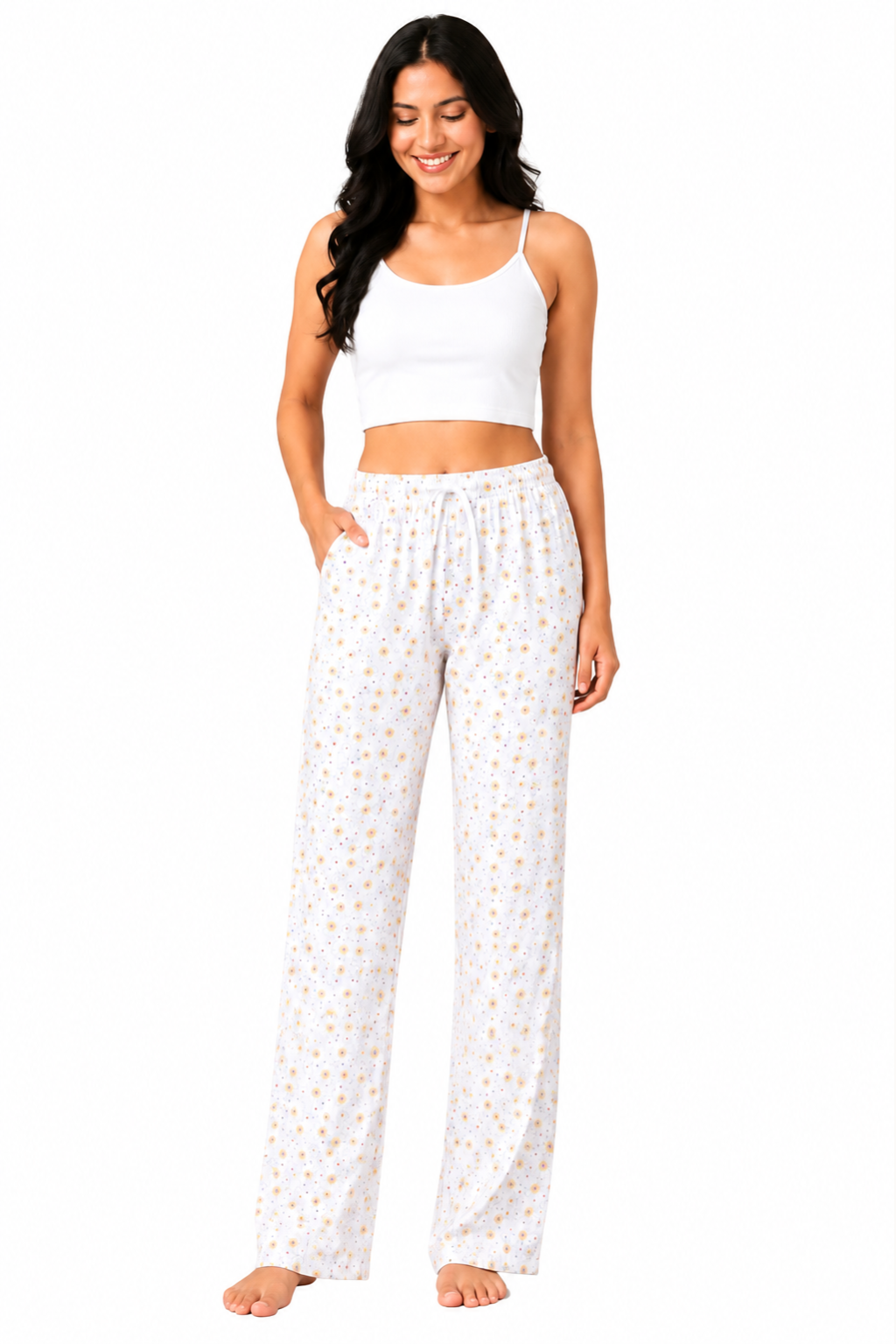 Women 100% Cotton Pyjama | Soft Breathable Lounge Pants | Comfortable Sleepwear Pajama for Women