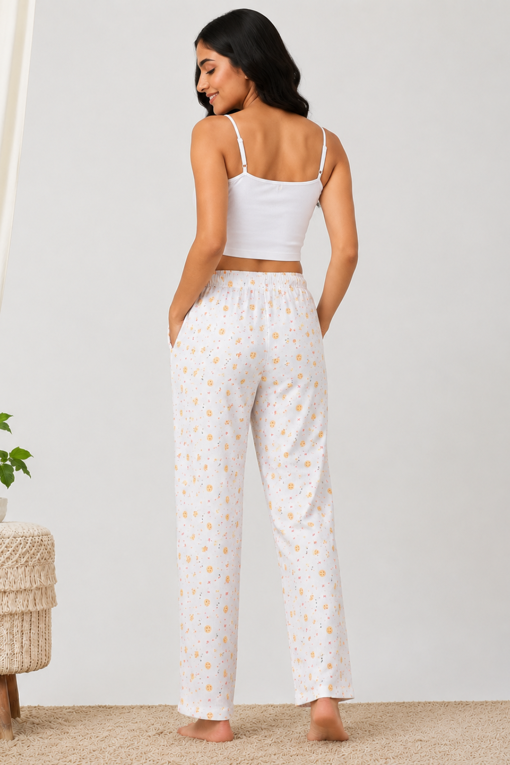 Women 100% Cotton Pyjama | Soft Breathable Lounge Pants | Comfortable Sleepwear Pajama for Women