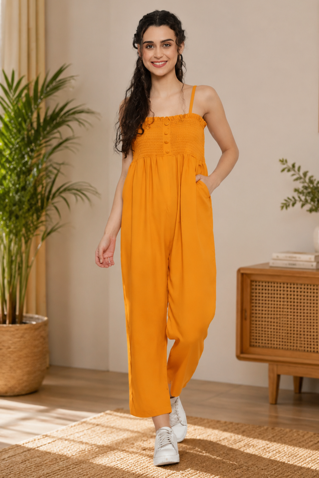 Women Solid Women Jumpsuit/Playsuit