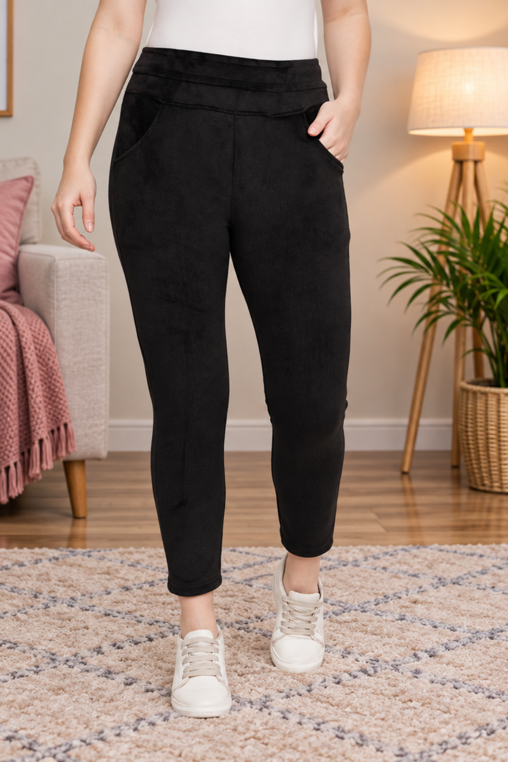 Women's Winter Soft & Warm Corduroy trouser|Pajayma with 2 side pocket