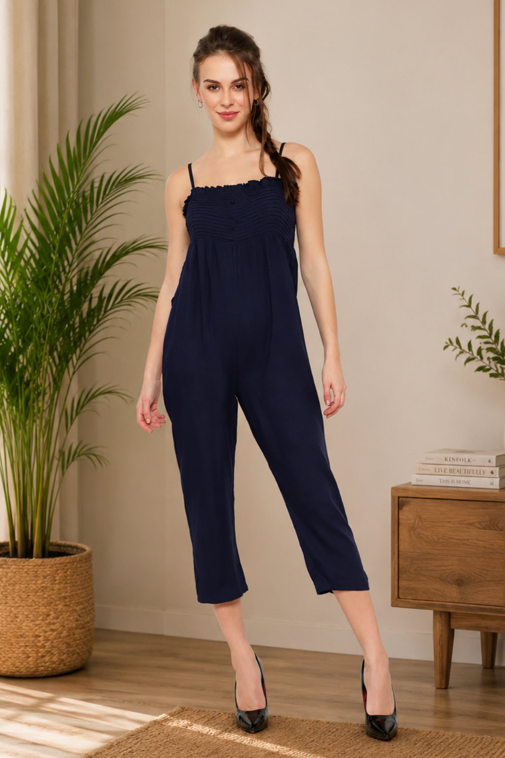 Women Solid Women Jumpsuit/Playsuit