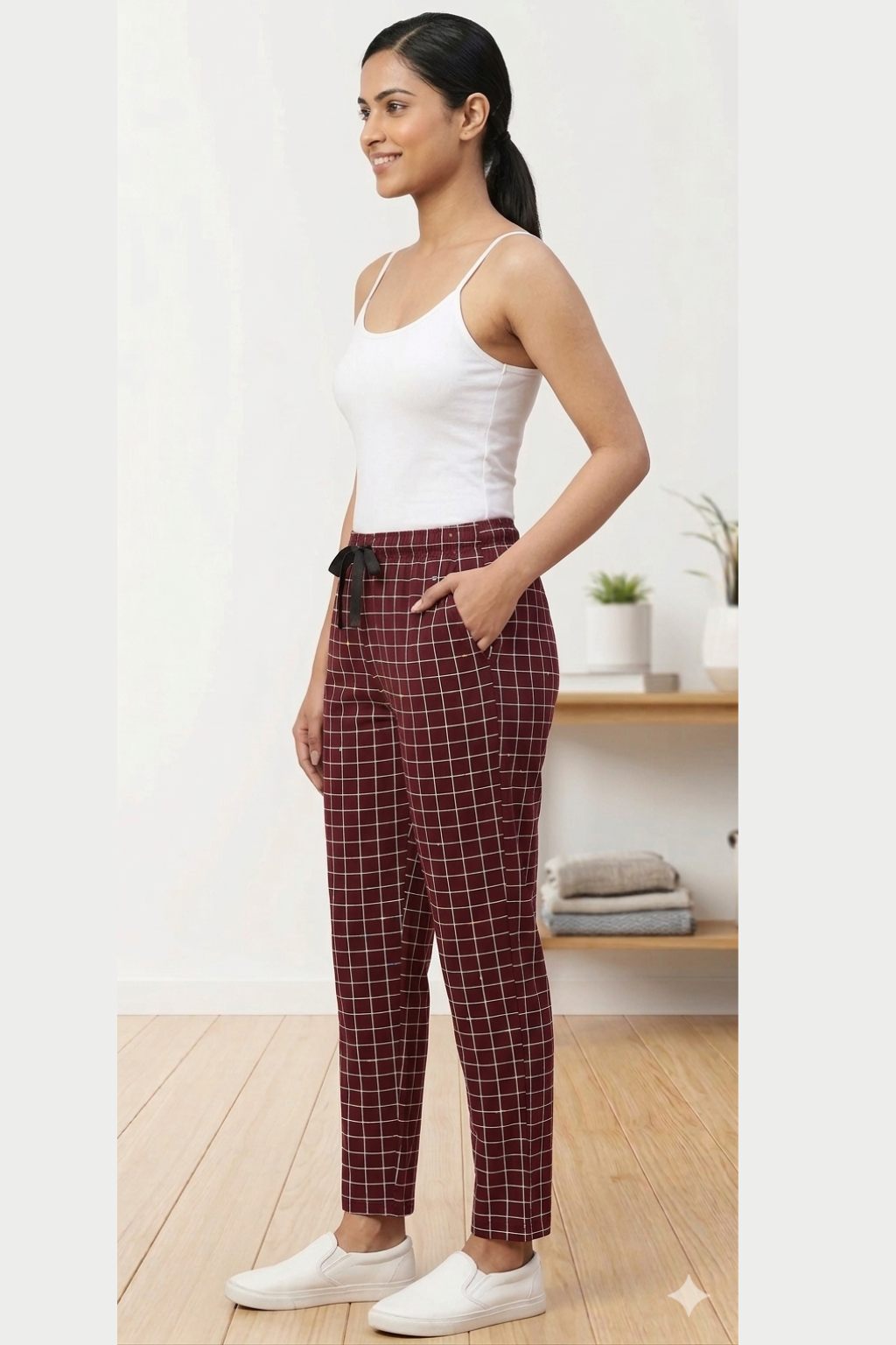 Women 100% Cotton Pyjama | Soft Breathable Lounge Pants | Comfortable Sleepwear Pajama for Women