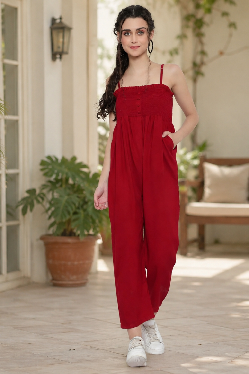 Women Solid Women Jumpsuit/Playsuit