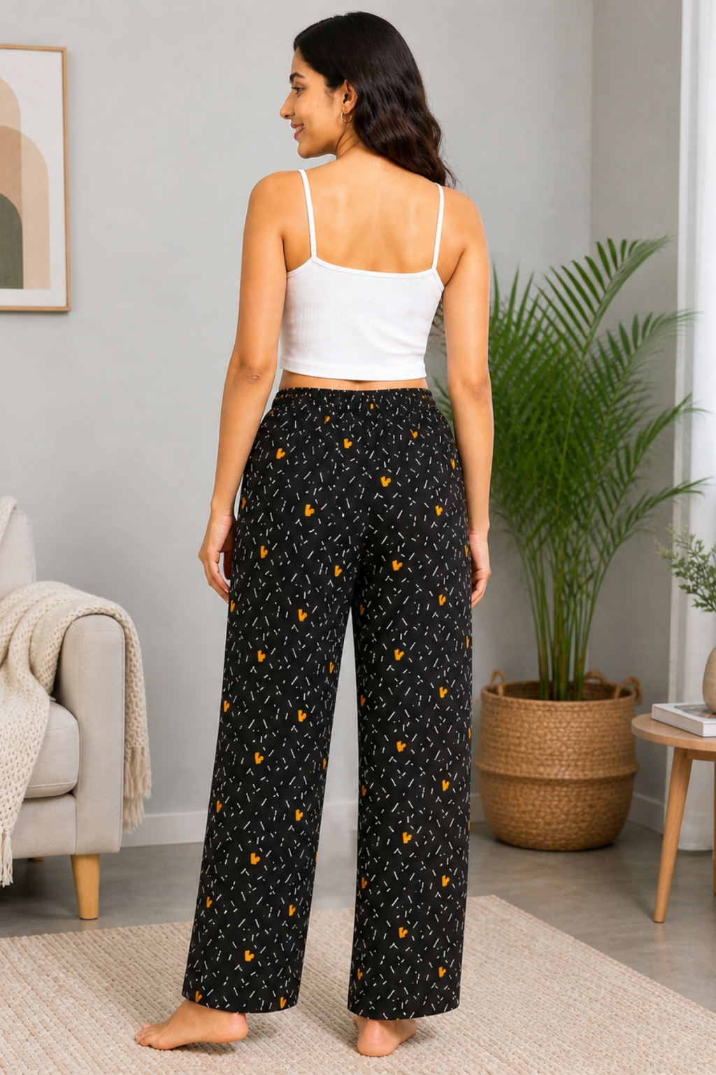Women 100% Cotton Pyjama | Soft Breathable Lounge Pants | Comfortable Sleepwear Pajama for Women