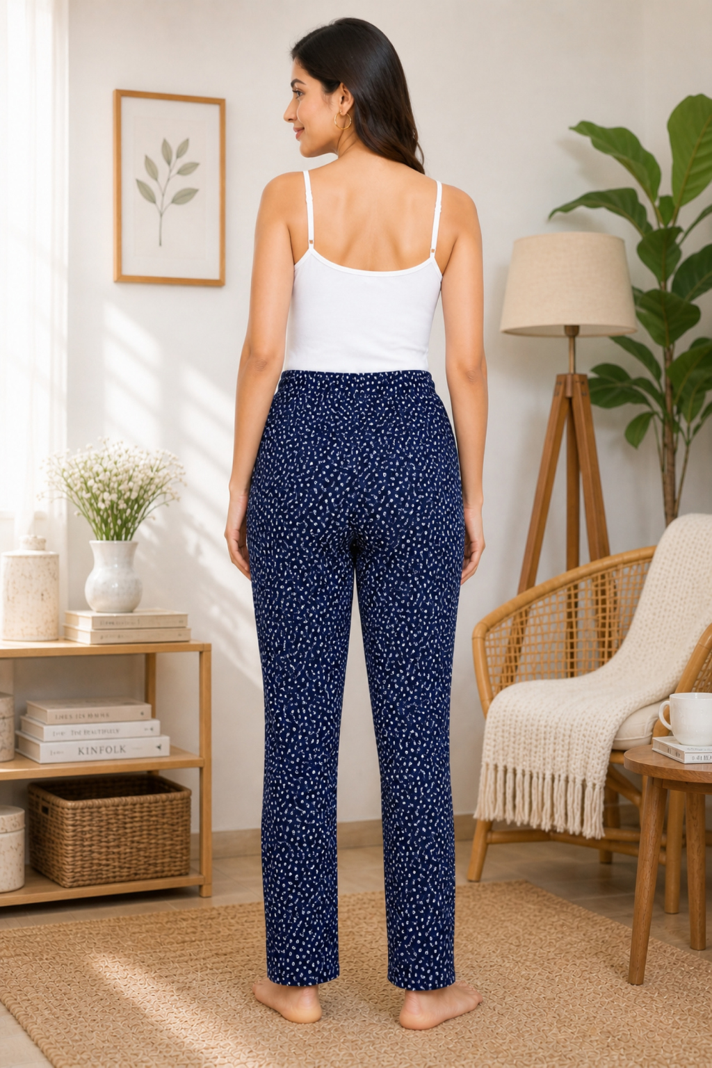 Women 100% Cotton Pyjama | Soft Breathable Lounge Pants | Comfortable Sleepwear Pajama for Women