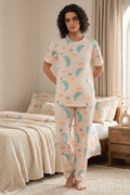 Chic Camey Ladies Night Suit – Soft & Breathable Printed Nightwear Set