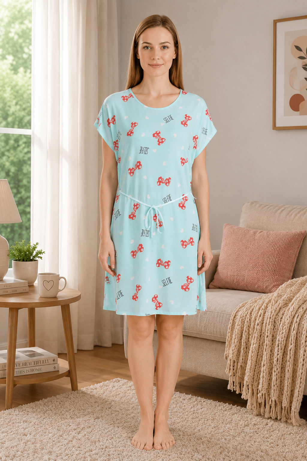 Ladies Printed Nighty
