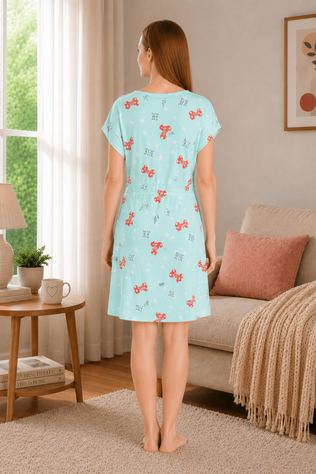 Ladies Printed Nighty