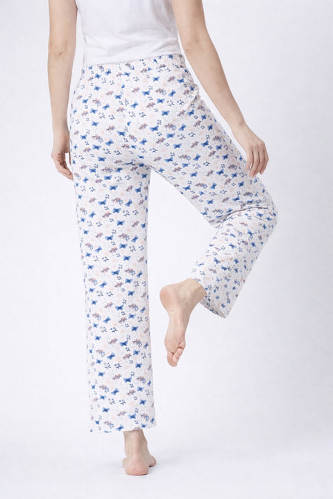 Camey Women's Printed Pyjama Pants, Floral Pattern, Sleepwear