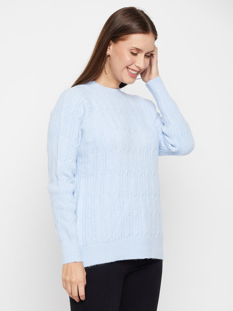 Women Woolen winter full sleeve Round Neck top/Sweater
