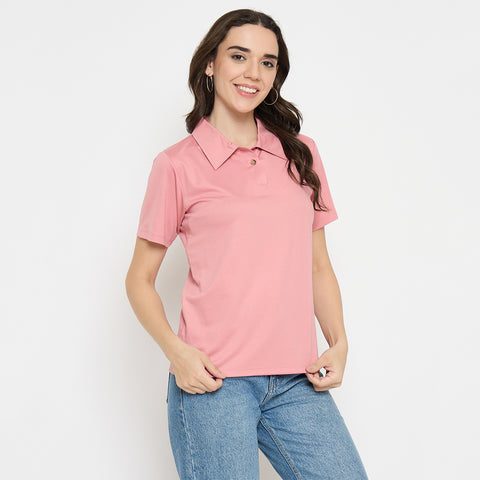 Trendy Camey T-Shirts – Perfect Women’s Summer Collection | Women Classic Short Sleeve Polo T-Shirt, Collared Neck