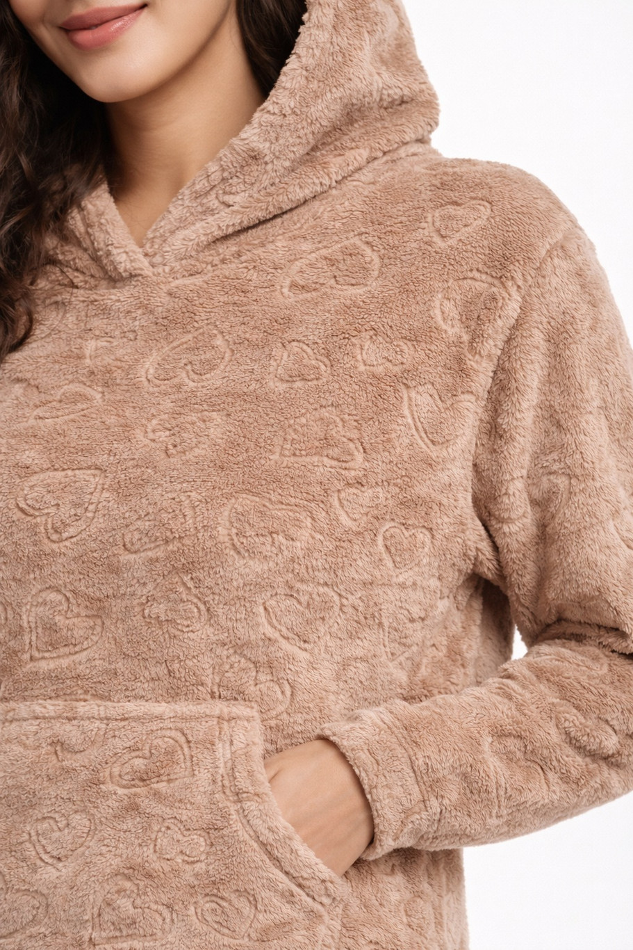 Camey Comfortable Women Winter Night Suit Set with Pocket