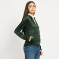 Women’s Whale Textured Zip-Up Hooded Sweatshirt