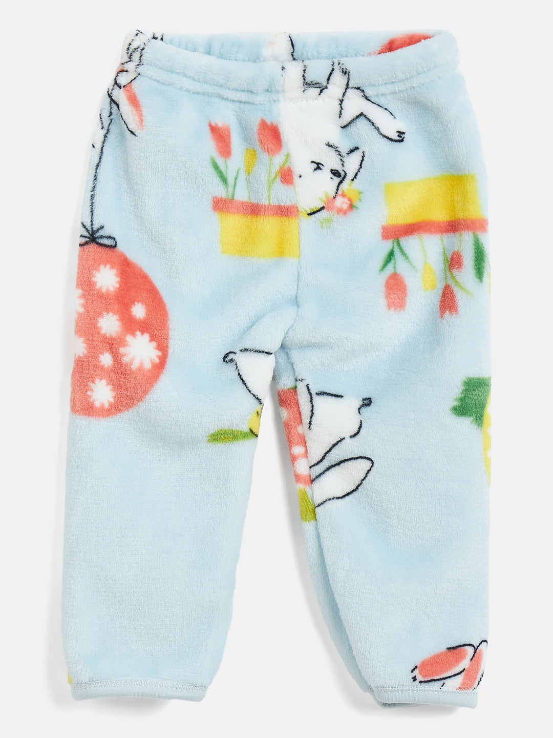 Infant Cotton Full Sleeves Front Open Sweatshirt with Pant Set