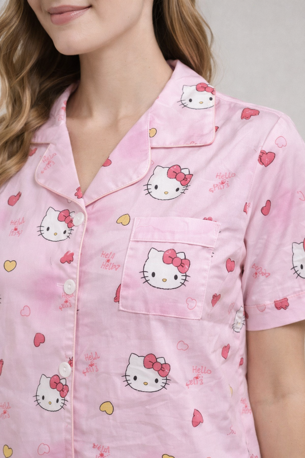 Camey Women’s Shorts Nightwear Set | Printed T-Shirt & Shorts | Soft Summer Sleepwear for Ladies & Girls