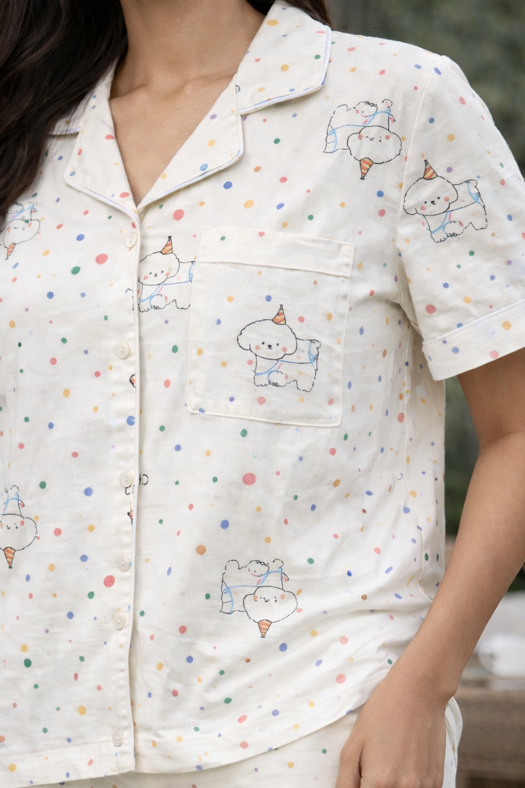 Women Cotton Night Suit Pyjama Set