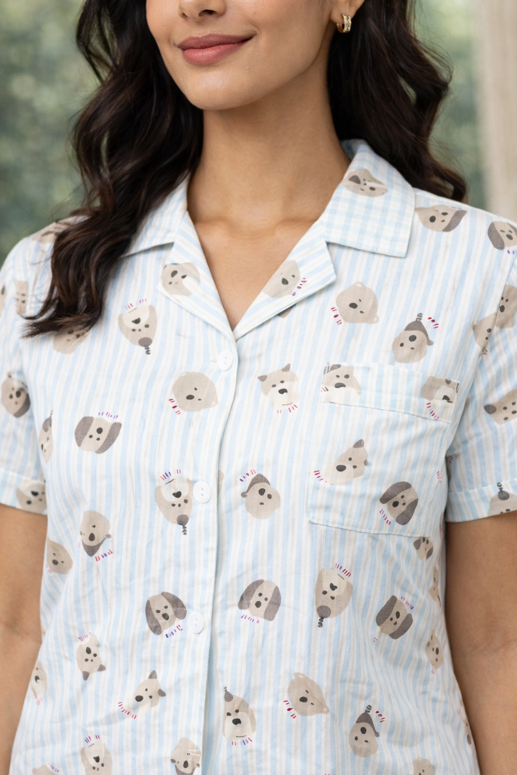 Camey Women’s Shorts Nightwear Set | Printed T-Shirt & Shorts | Soft Summer Sleepwear for Ladies & Girls