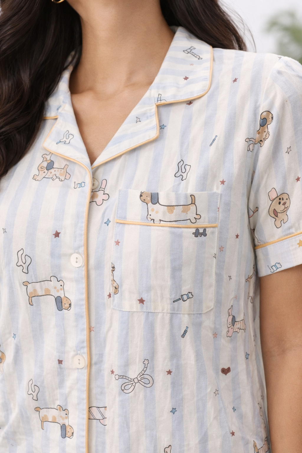 Women Cotton Night Suit Pyjama Set