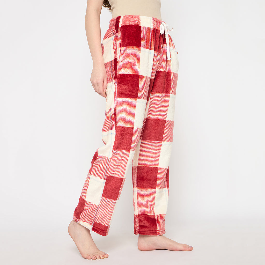 Women's Winter Soft & Warm Checked Lower | Pyjama