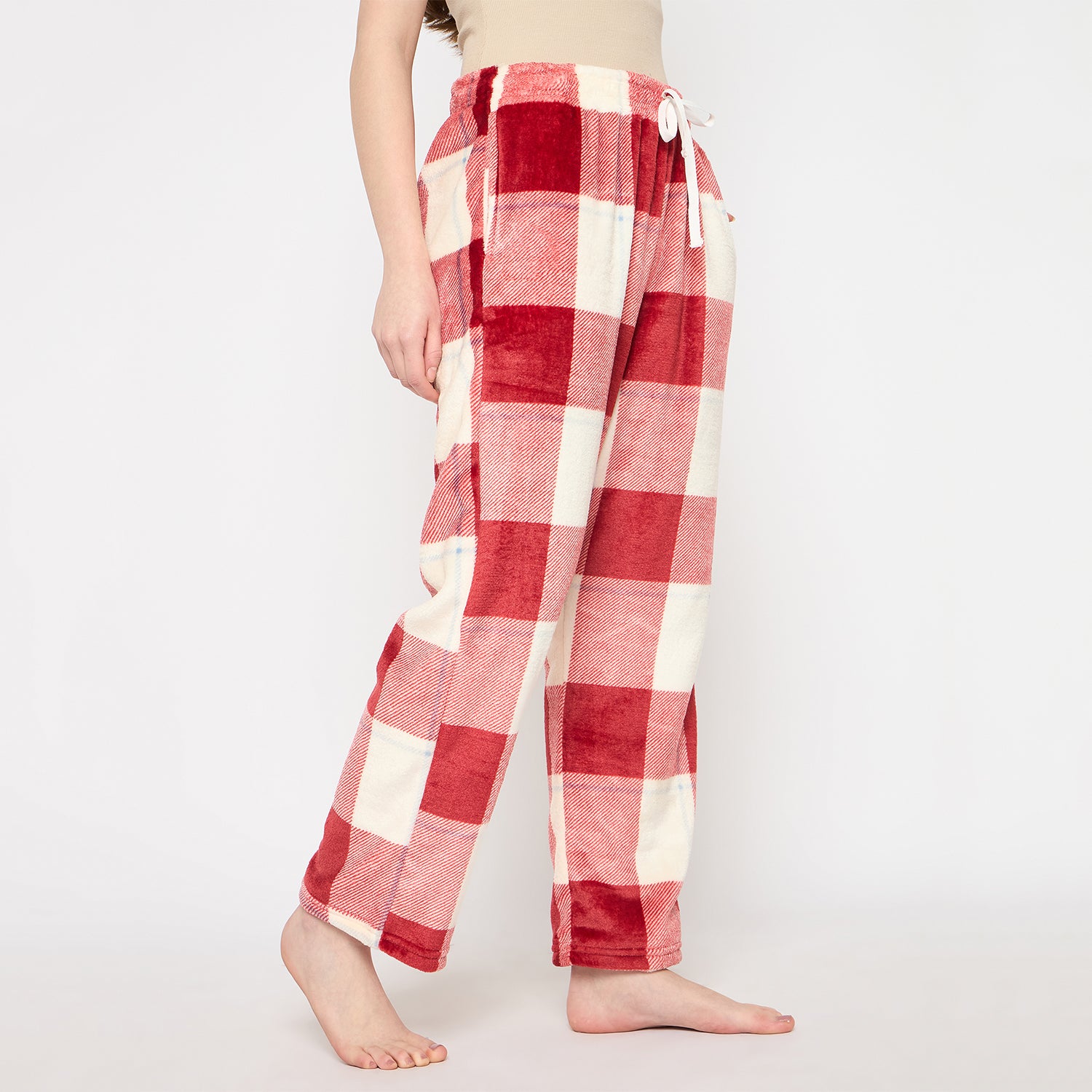 Women's Winter Soft & Warm Checked Lower | Pyjama