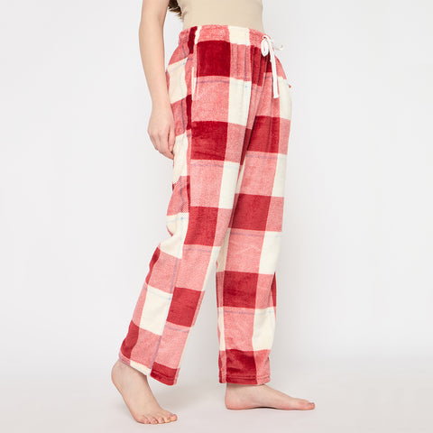 Women's Winter Soft & Warm Checked Lower | Pyjama