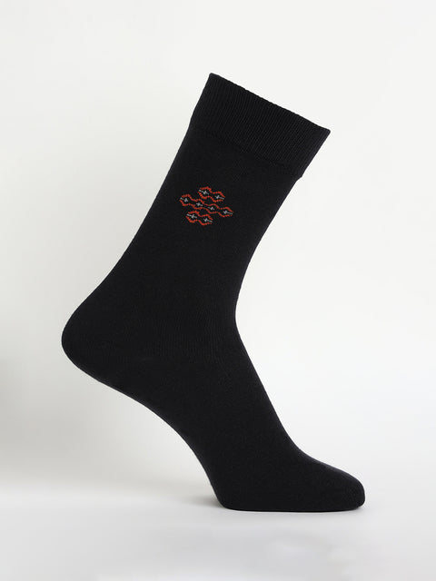 Mens Cotton Blend Calf (Full Length) Socks Pack of 3